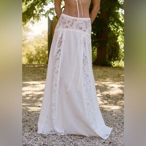 Bydee Jolie Maxi Skirt in Celeste